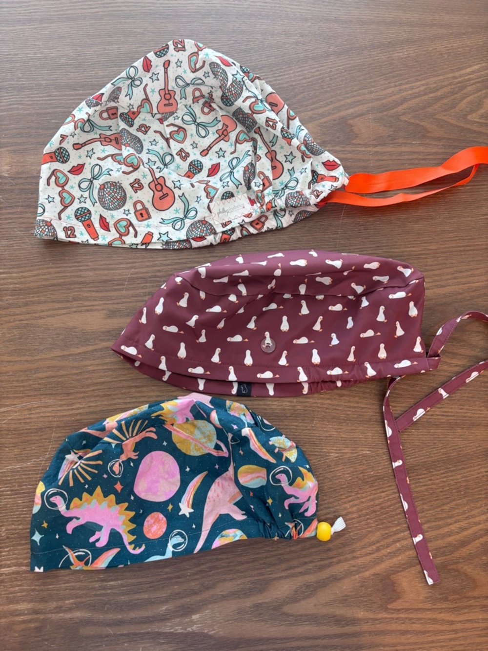 Women’s Patterned Scrub Caps - 3